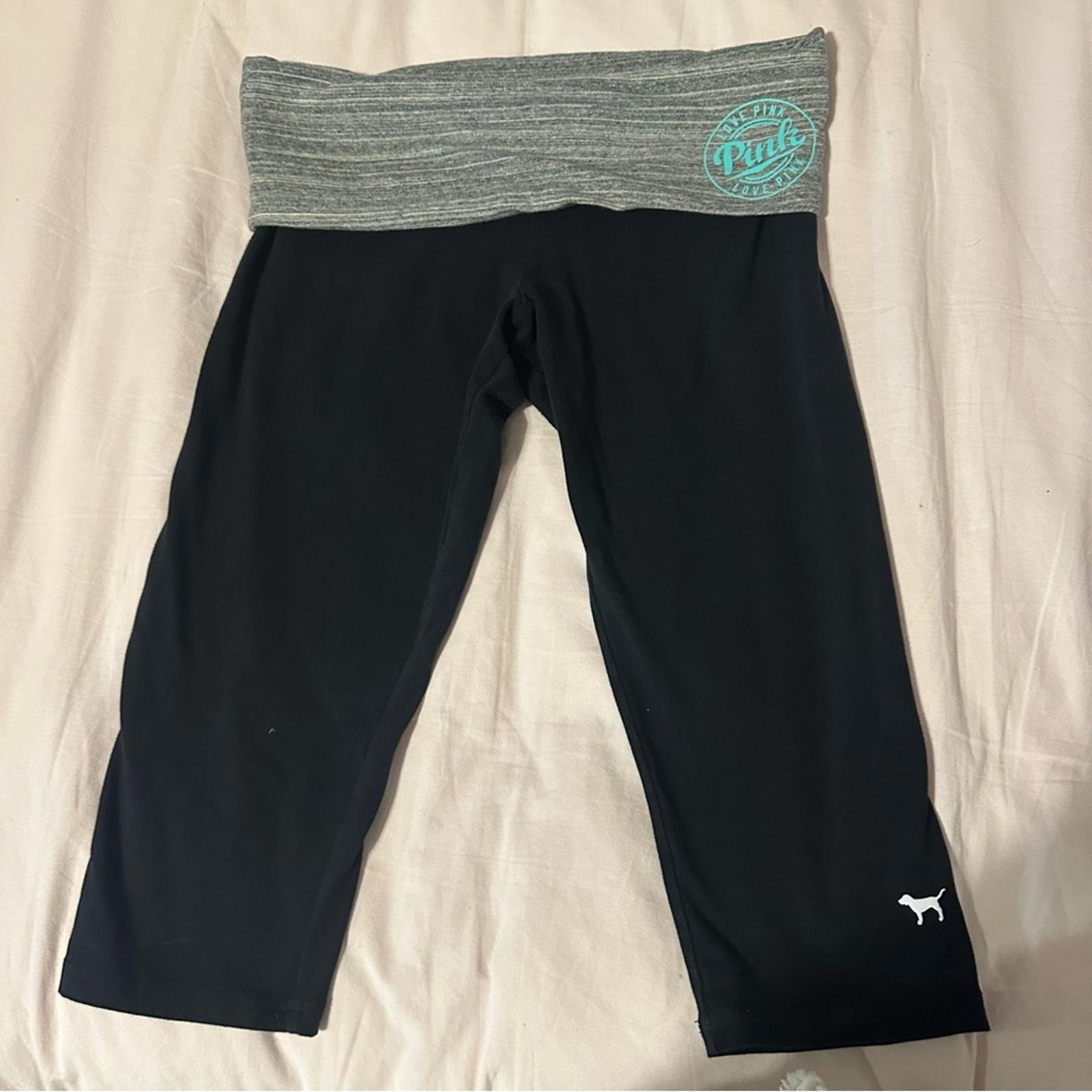 Y2K Vintage Victorias Secret Foldover Capri leggings