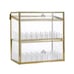 Two Layer Vanity Glass Lipstick Organizer