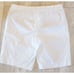 Talbots 14 Shorts Women's White Perfect Short Chino Pockets Button Hook Zip