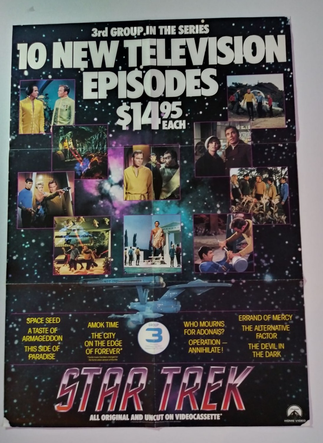 Star Trek, 1980s VHS Promo Poster