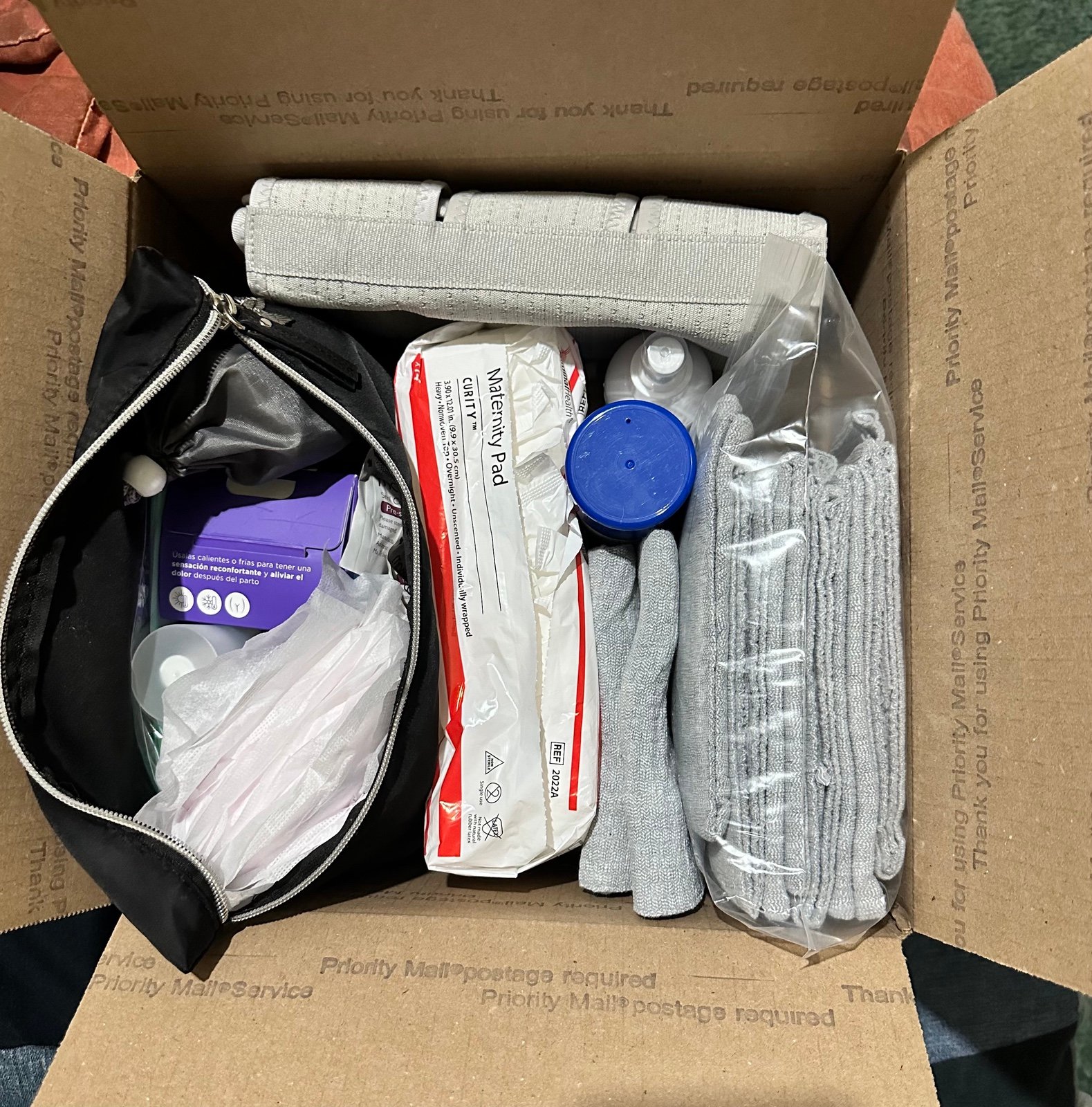 Postpartum Kit Includes 60 Items