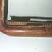 Antique 1950 Rectangle Pressed Wood Frame Carved 6.50 x 4.50 Inches Provanence