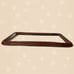 Antique 1950 Rectangle Pressed Wood Frame Carved 6.50 x 4.50 Inches Provanence