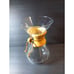 Chemex Pour Over Coffee Pot Maker 9 MCM Carafe Wood Sleeve glass