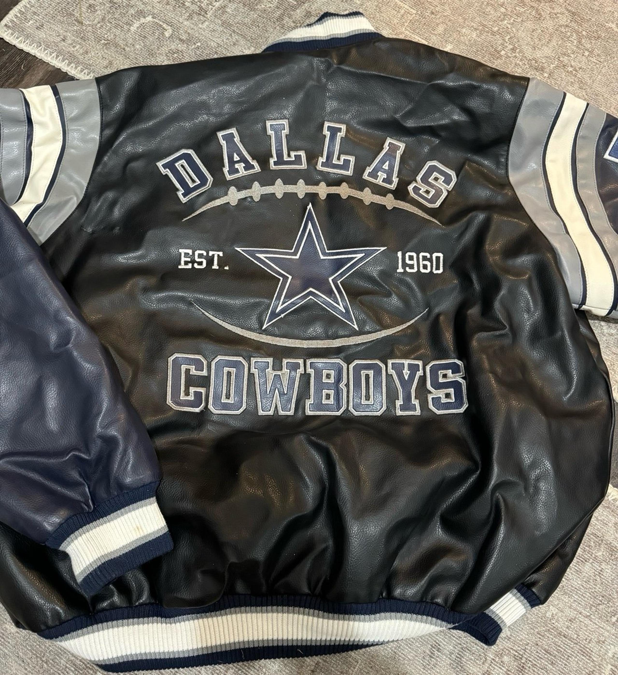 NFL Men's Black and Navy Jacket