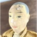 Lot of 3 CHINESE MEN Composition & Cloth DOLLS 10 Antique Character Man Opera