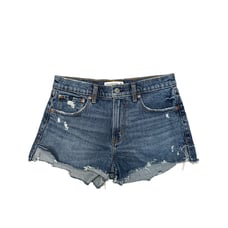 Abercrombie & Fitch Mid Rise Mom denim shorts