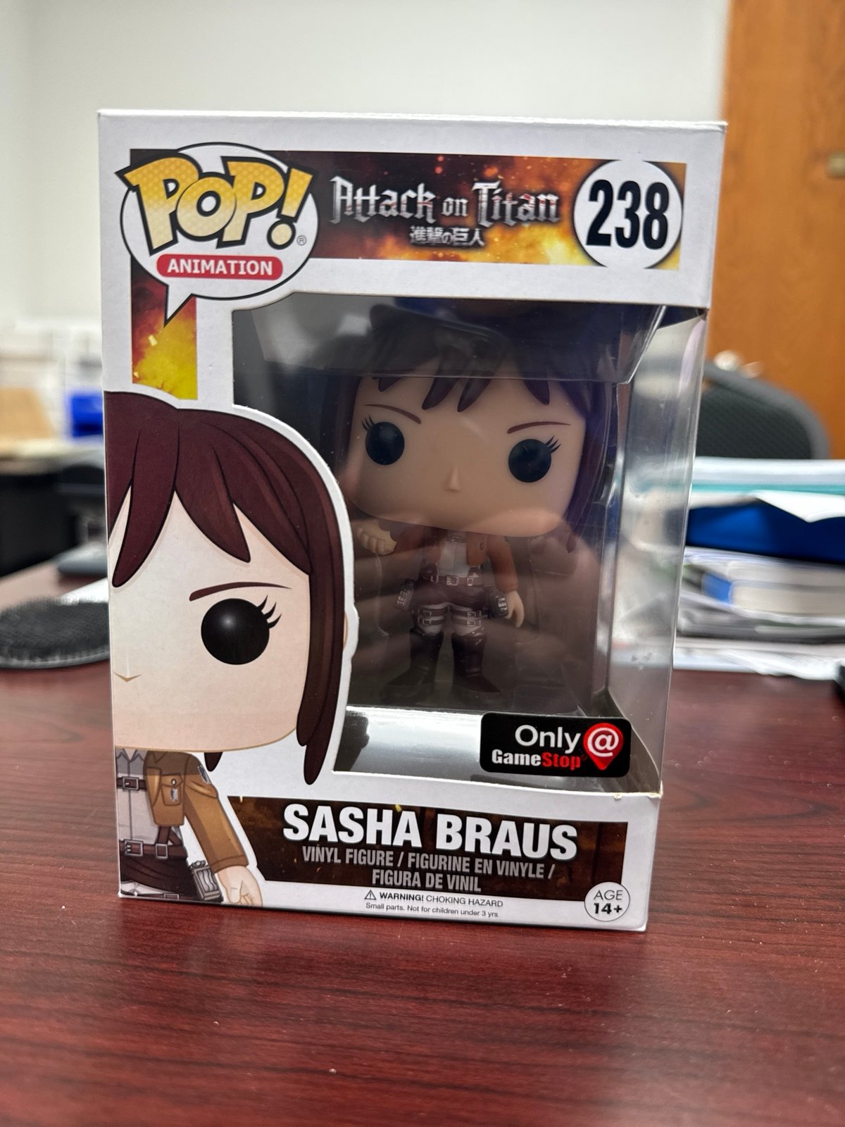 Sasha Braus GameStop exclusive Funko Pop Attack on Titan