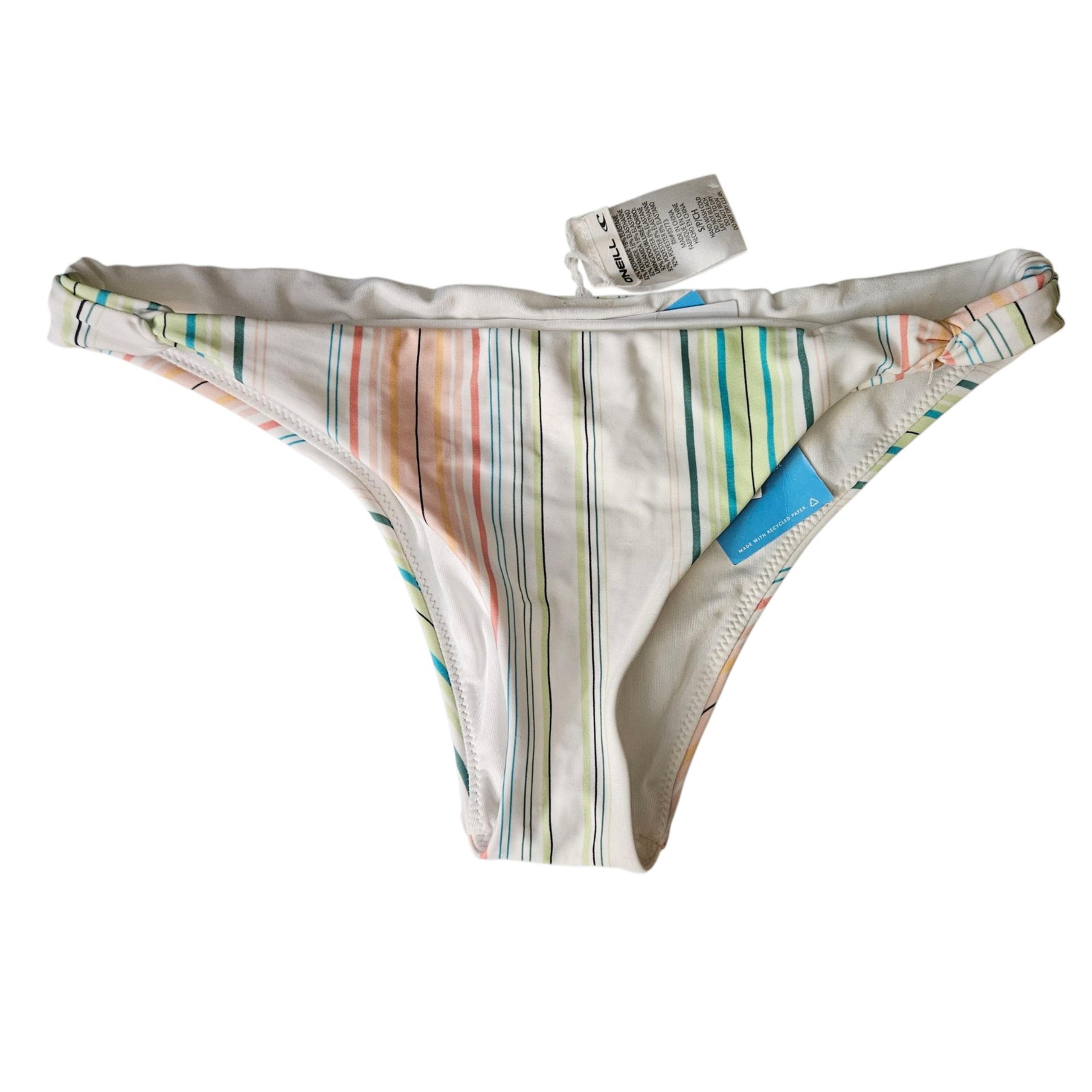 NWT O'Neill Women Swim Striped Bikini Bottom Size Small