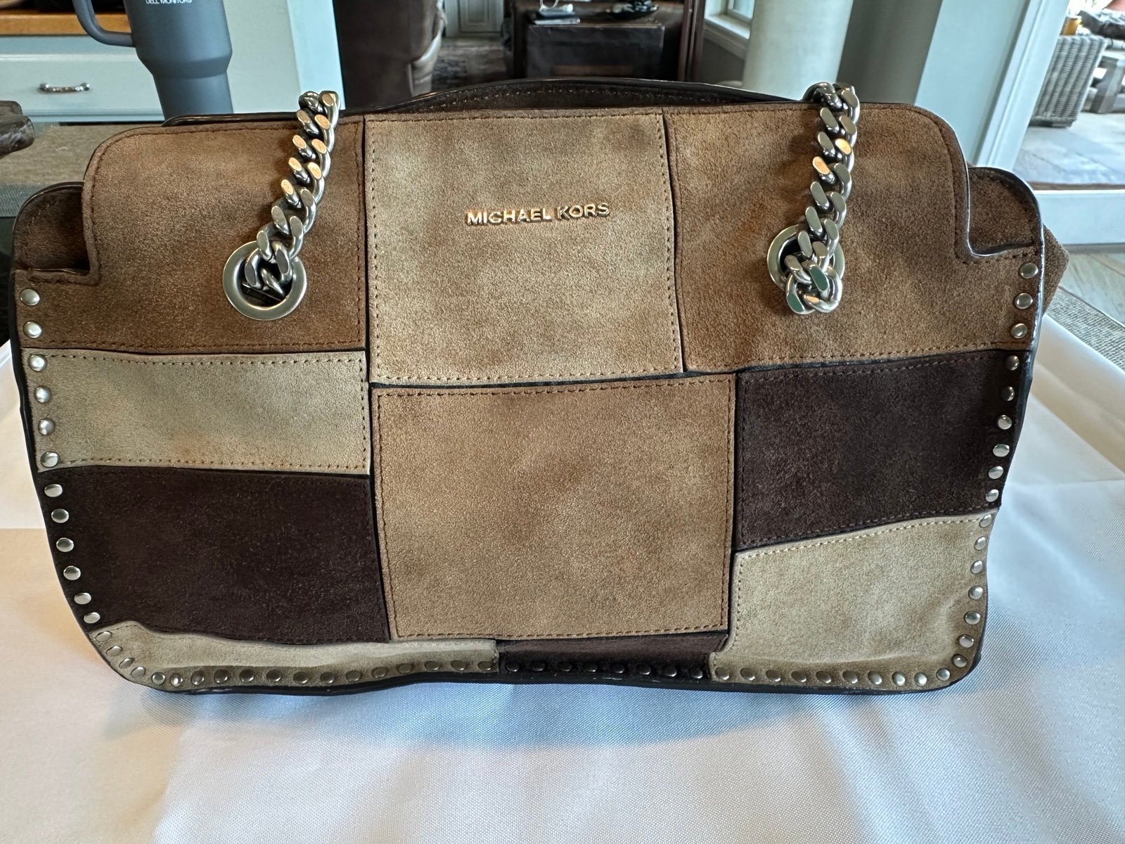 michael michael kors astor chain satchel