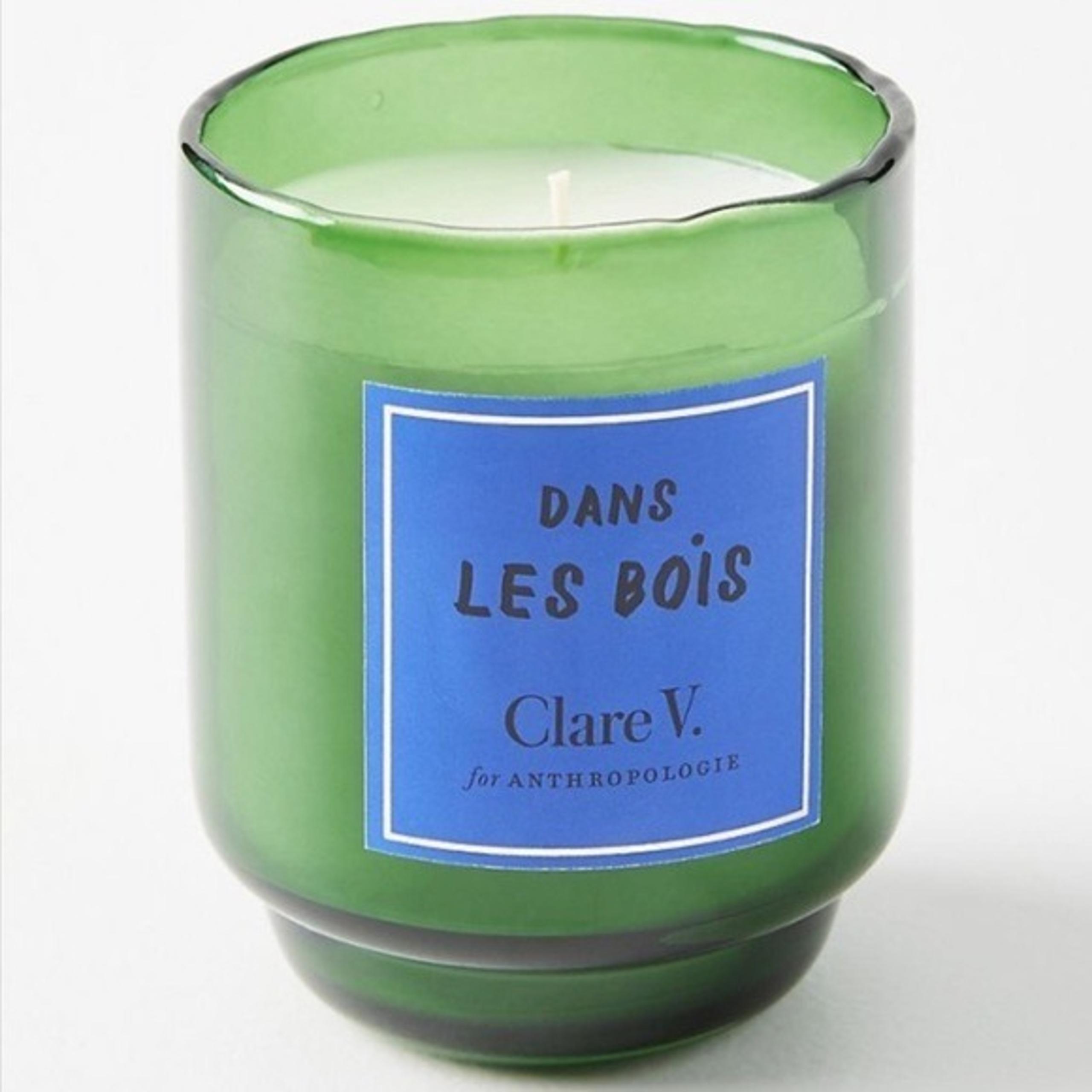 RARE Anthropologie Clare V Maisonette Glass Candle