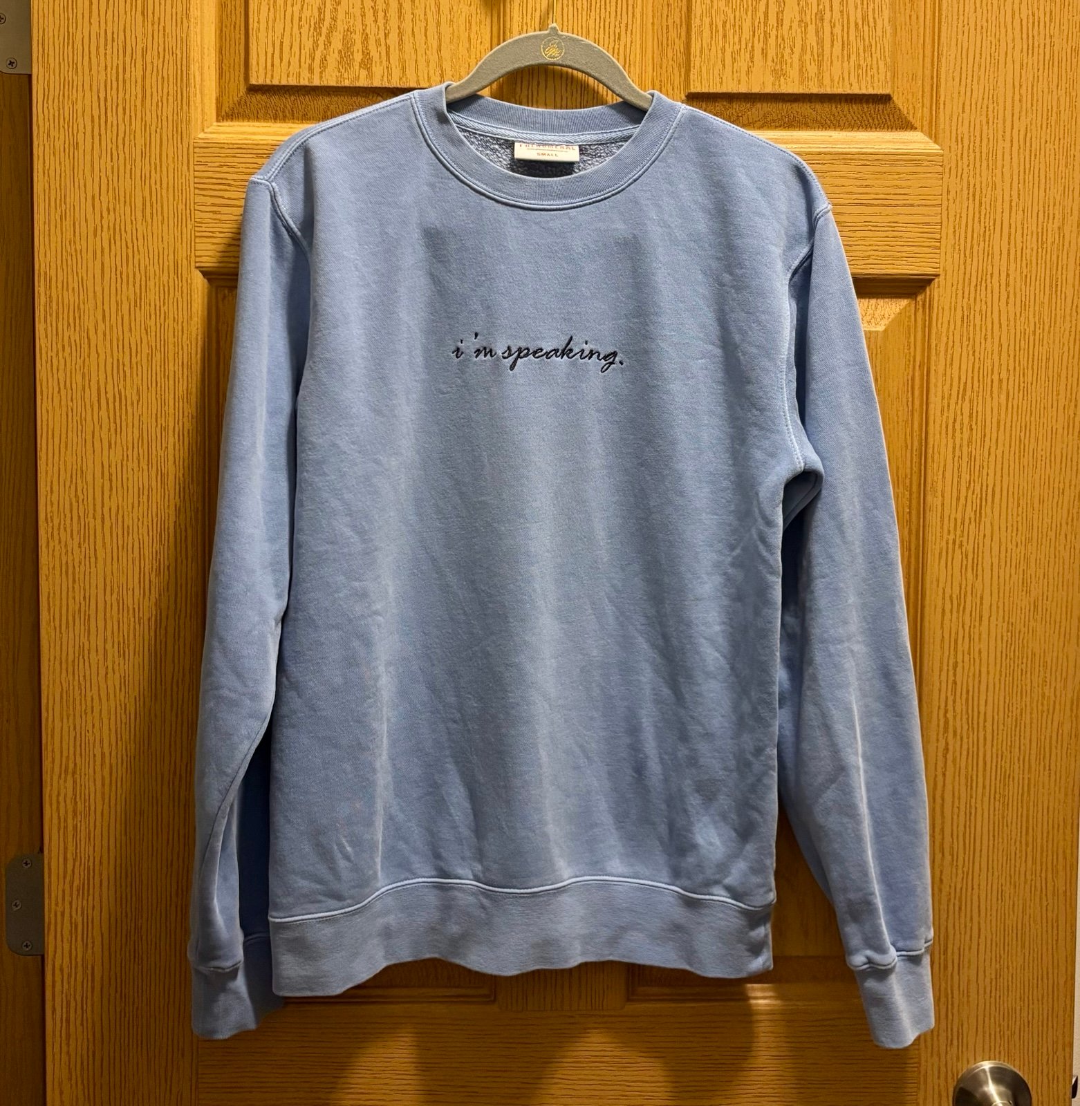 I’m Speaking Crewneck Sweatshirt
