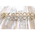 925 Sterling Silver Multi-Tone Tennis Bracelet Open circle.