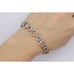 925 Sterling Silver Multi-Tone Tennis Bracelet Open circle.