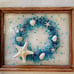Coastal wreath- turquoise