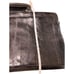Mid Century Pleated Black Leather Messanger Bag Clutch Laptop Briefcase Vintage