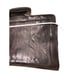 Mid Century Pleated Black Leather Messanger Bag Clutch Laptop Briefcase Vintage