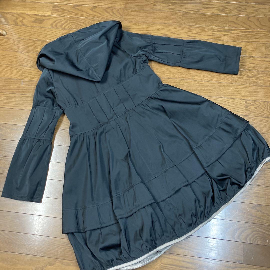 エイココンドウ ロングコート 黒 42