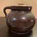 Vintage antique pot with lid