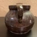 Vintage antique pot with lid