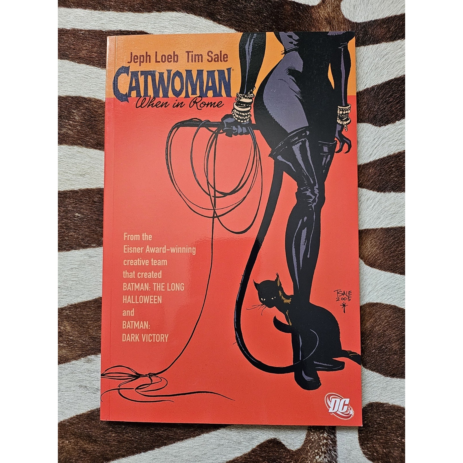 Catwoman When In Rome DC Comics Jeph Loeb Tim Sale Hardcover Long Halloween OOP