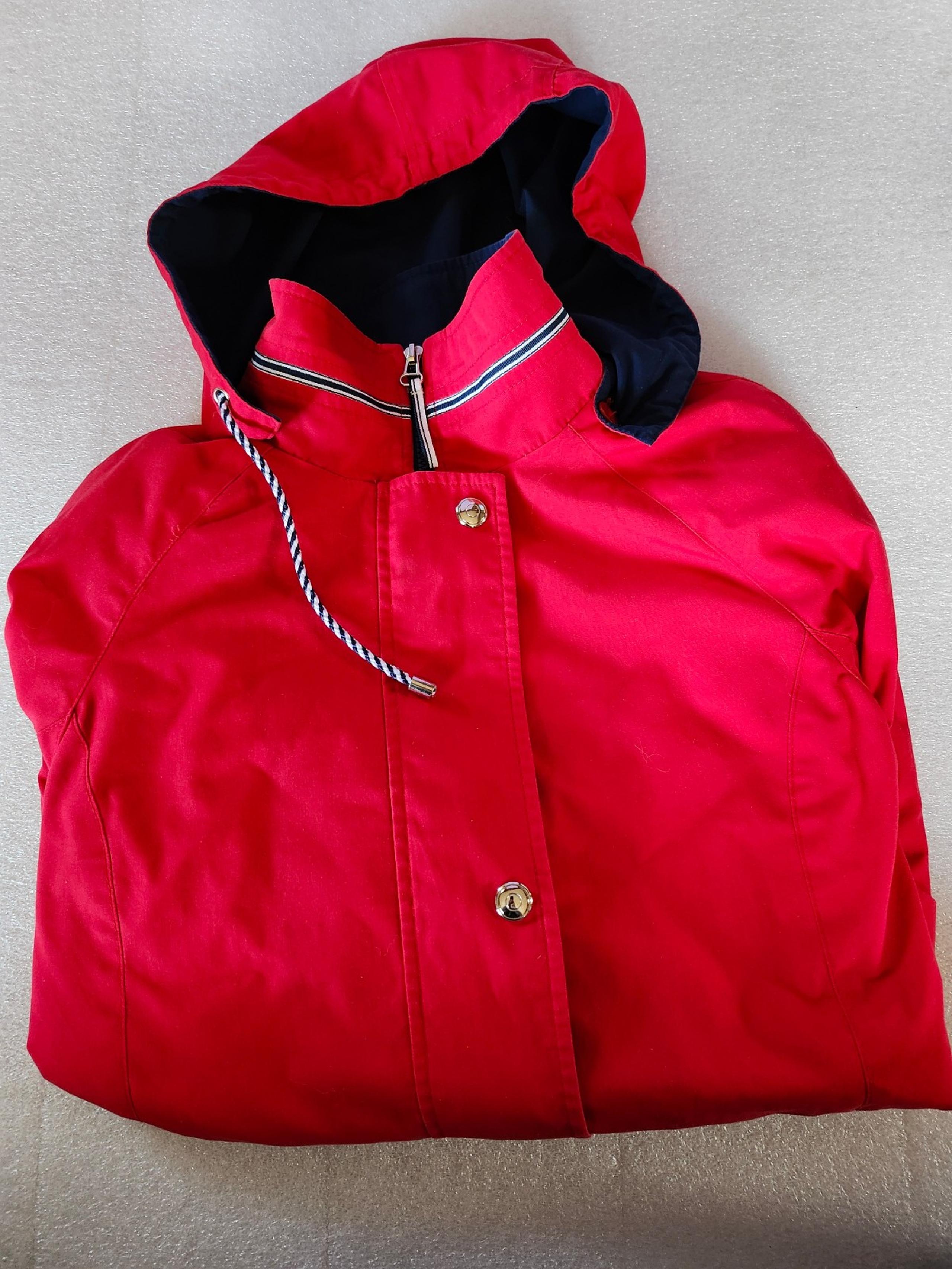 Macintosh New England Raincoat parka style Womens Sz S with Detachable Hood