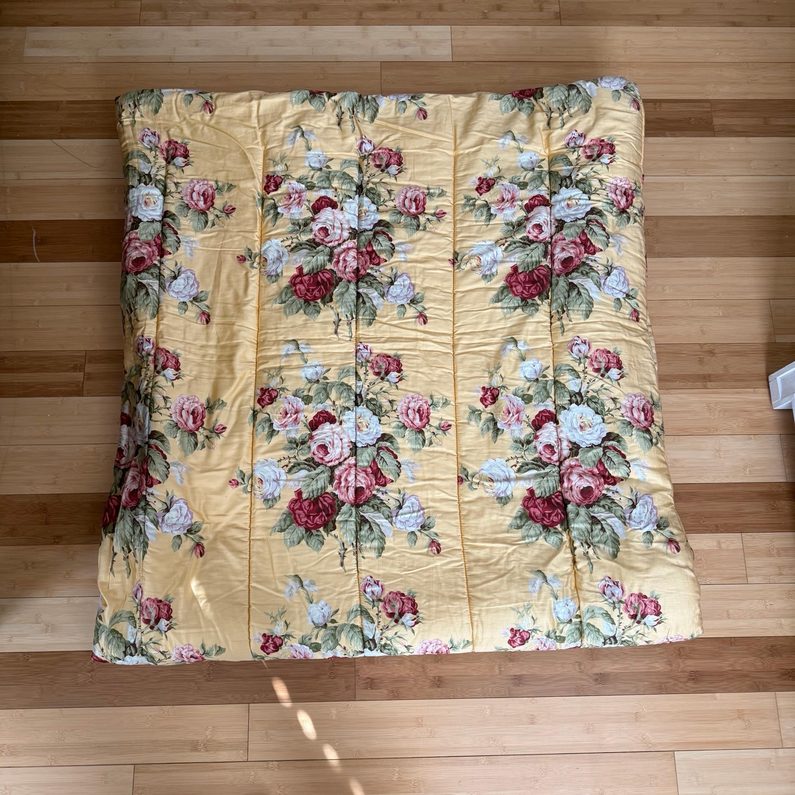 Ralph Lauren Kathleen Yellow Floral Full Queen Comforter