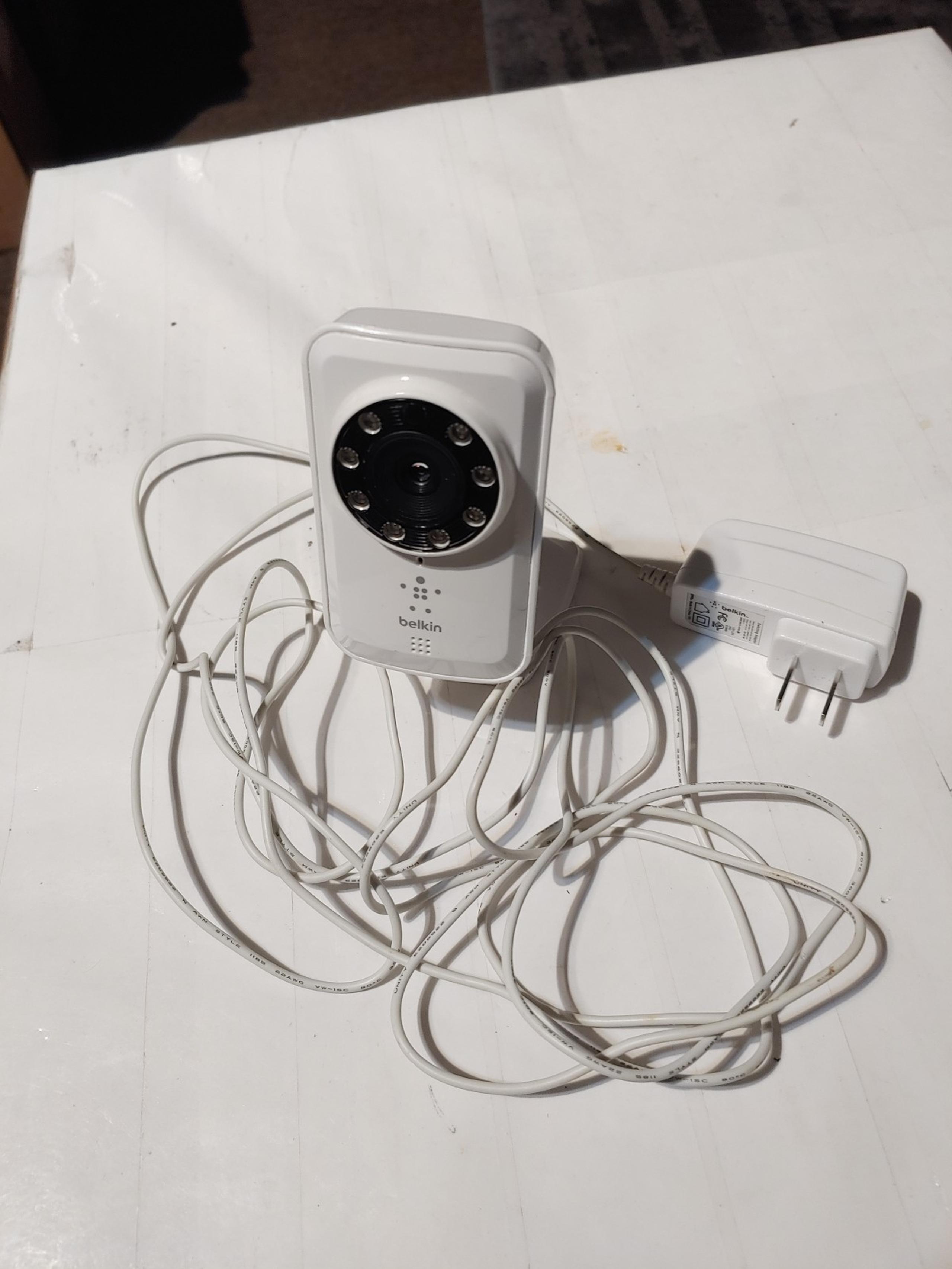 Belkin Netcam Wi-Fi IP CAM NIGHT VISION F7D7601...TESTED