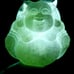 Burmese icy type A jadeite jade pendant.
