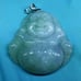 Burmese icy type A jadeite jade pendant.