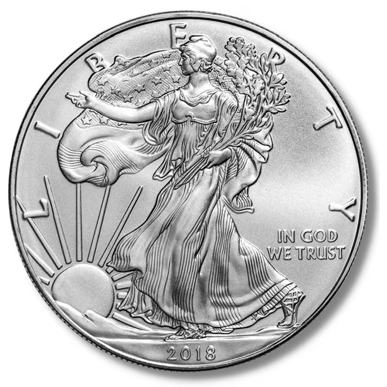 1 oz .999 American Silver Eagle BU (Random Year)
