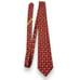 Salvatore Ferragamo 100% Silk Neck Tie Elephants Camels Palm Trees Red Italy