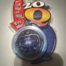 Radica 20 Q Blue Electronic Handheld Game