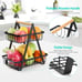 2 Tier Detachable Fruit Basket Bowl Kitchen Storage Counter Organizer