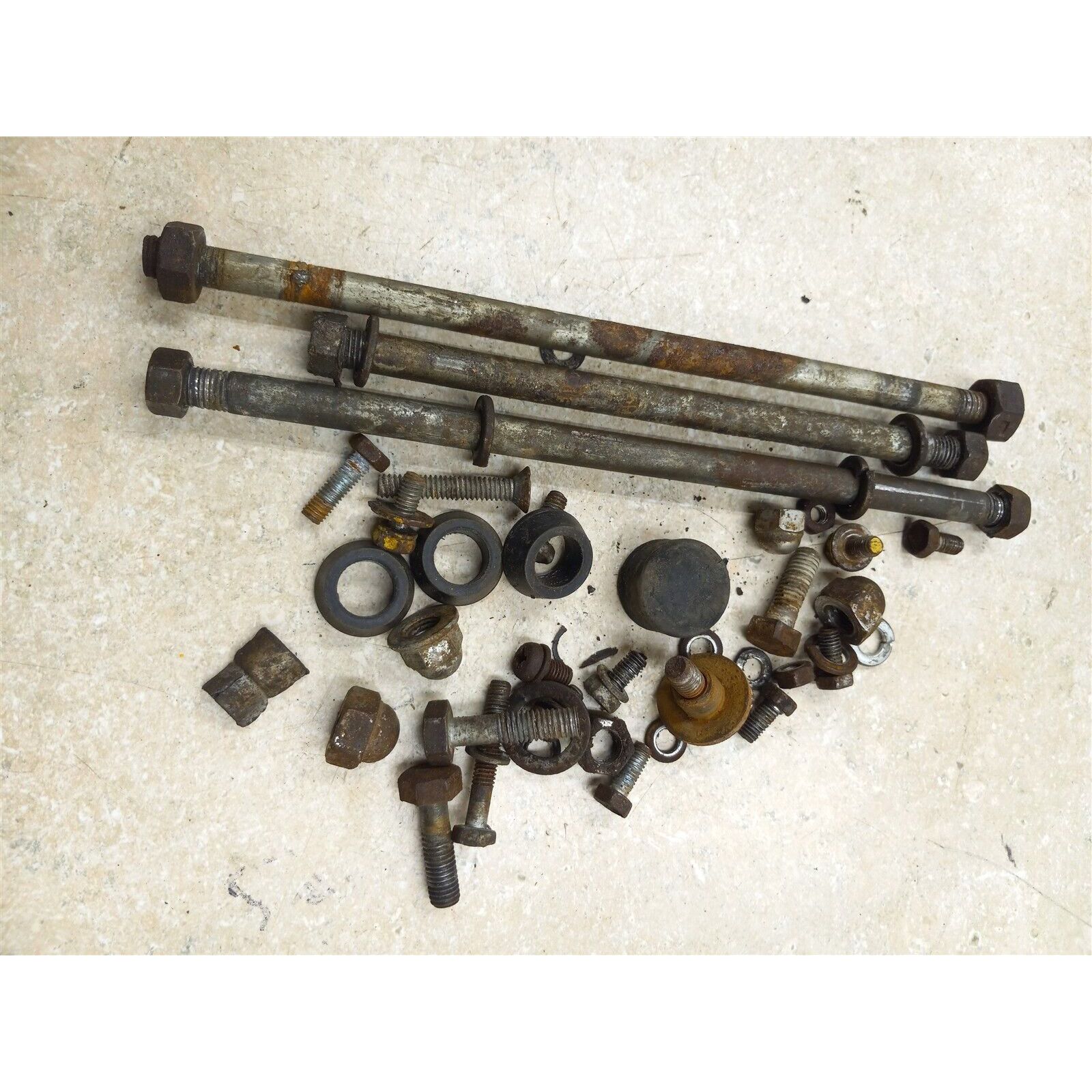 Kawasaki 250 A1 A1-SS A1SS Motor Mount Bolts LOT Hardware 1968 1969 JAP AP-156