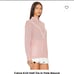 NWT Varley Calva Knit Half Zip in Pale Mauve Small