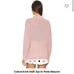 NWT Varley Calva Knit Half Zip in Pale Mauve Small