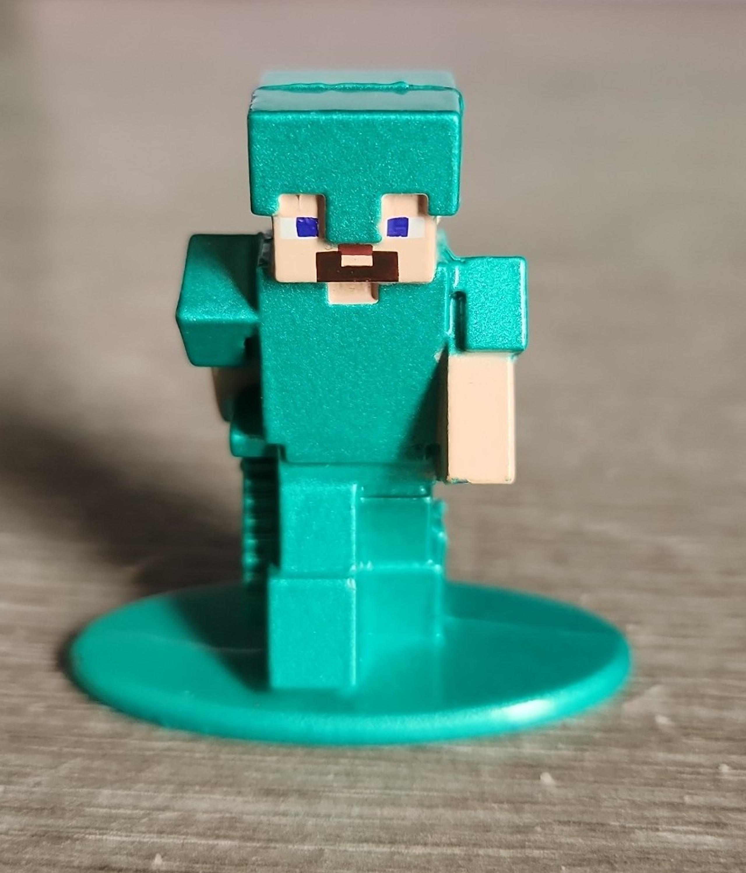 Minecraft Steve Mini Figure Vanguard Jada Toys Metal Diecast Figure 1.5"
