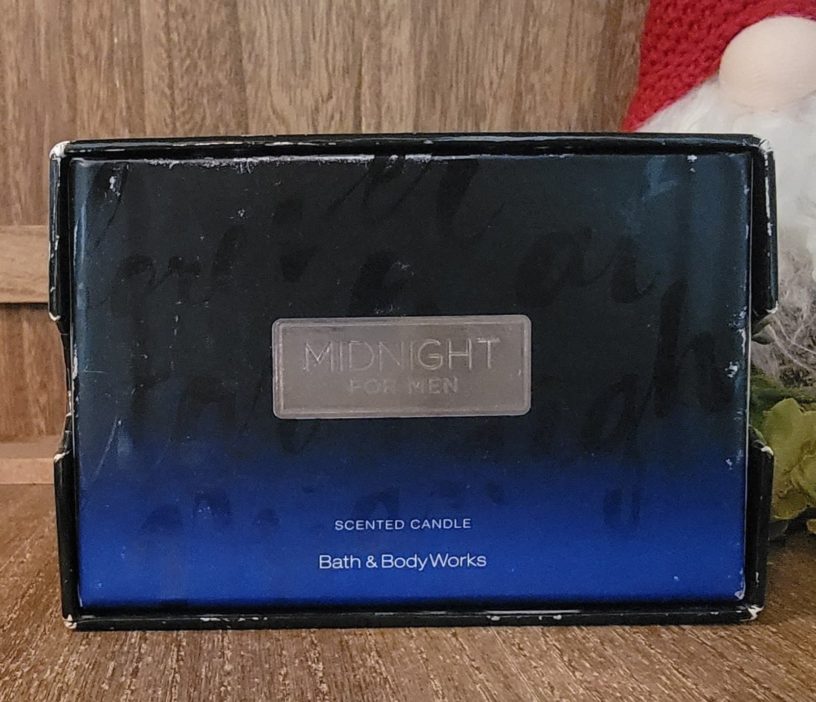 B&BW Midnight For Men 3-Wick Candle (OG) Extremely RARE