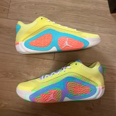 Nike Jordan Tatum 2 'Lemonade' Yellow Pink FJ6457-700 Men's Size 13 New Shoes