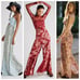 NWT Free People Silky Juliet Jumpsuit 228 SMALL Wine Floral Boho Wide Leg