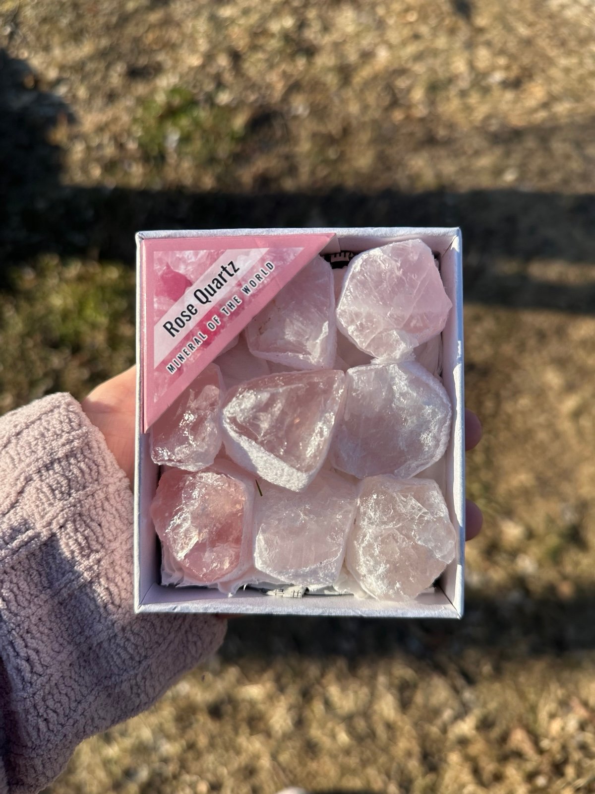 Rose Quartz Crystal Box