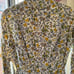 Vintage 1950s The Villager Ditsy Floral Cotton Fit Flare Long-Sleeve Shirt Dress