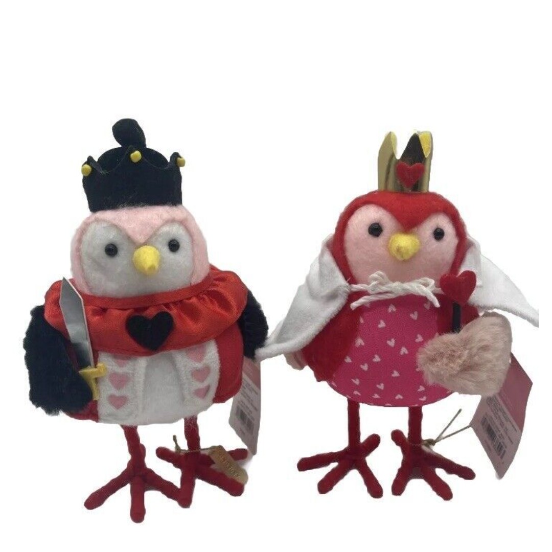 Target Spritz Featherly Friends Birds KINGSLEY & QUEENIE 2024 Valentines Day NWT