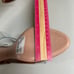 Schutz Ariella Heeled Sandals Stiletto Brown Leather Clear Straps Womens 9 B