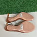 Schutz Ariella Heeled Sandals Stiletto Brown Leather Clear Straps Womens 9 B