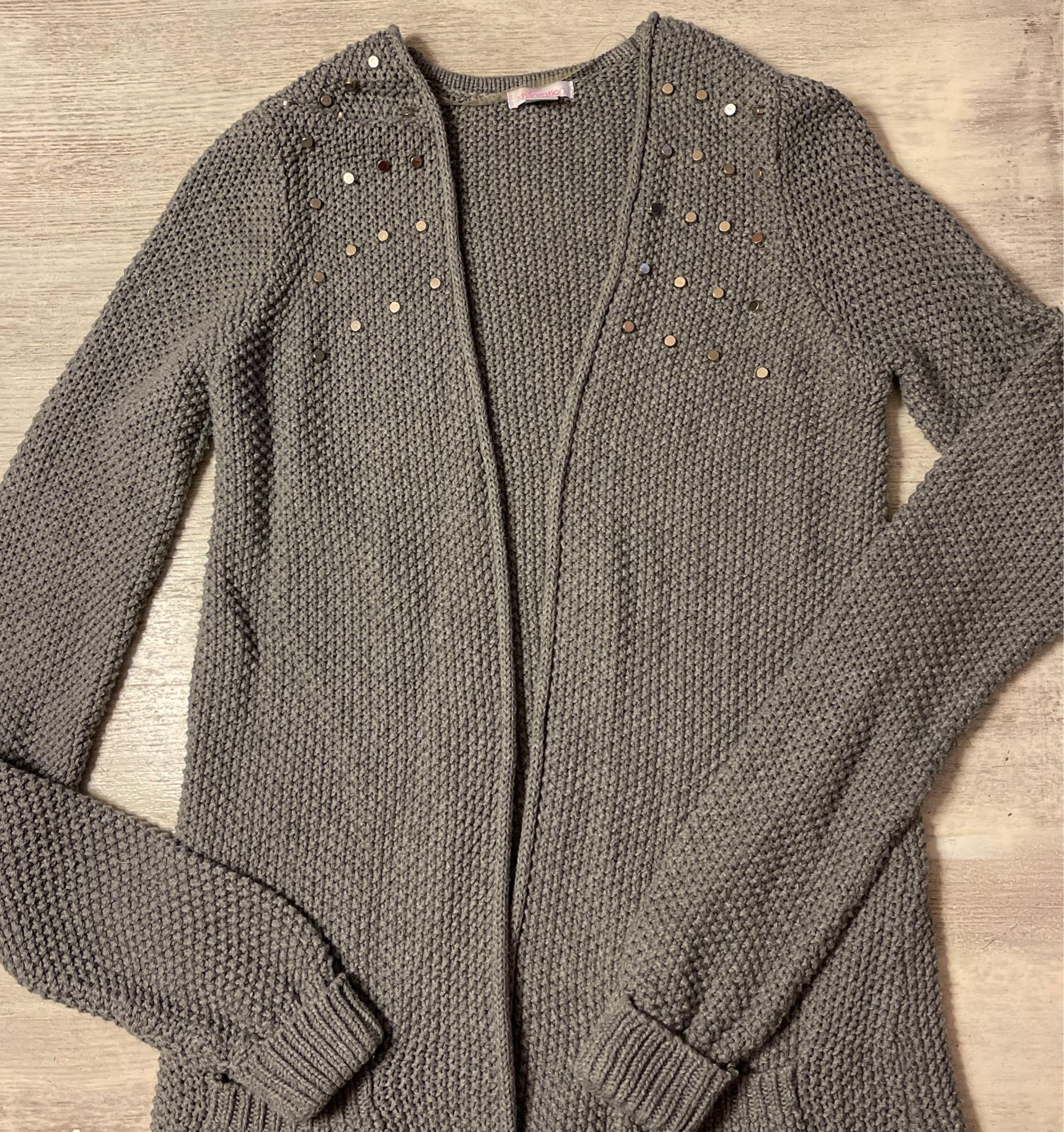 EUC Grey Xhilaration Cardigan Sweater sz XS