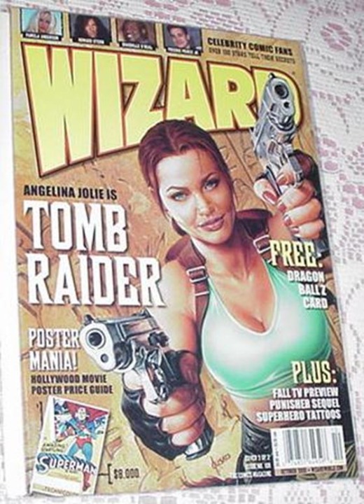 Wizard 109 Tomb Raider Joe Jusko Sentry Hitman Howard Stern Quentin Tarantino