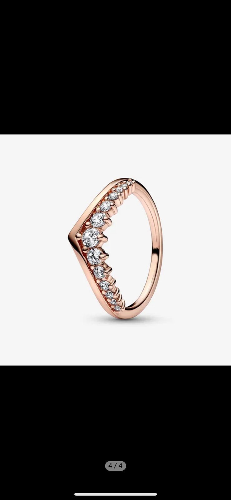 Pandora ring size 8(56)
