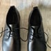 Aetrex Dale Classic Black Leather Men's Size 12m Lace Up Slip Resistant Shoes